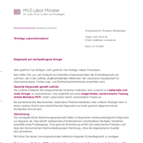 10.01.2025 Multiplex PCR Gastrointestinale Erreger