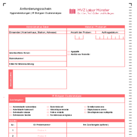 Anforderungsschein 