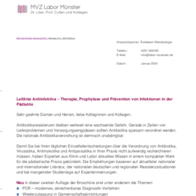 29.01.2024 Antiinfektiva Leitlinie Pädiatrie